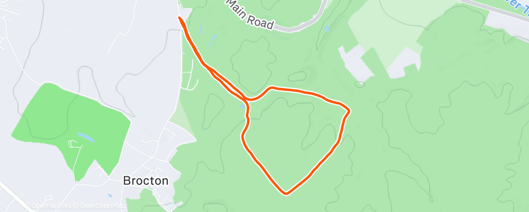 Map of the activity, Rehab walk #n