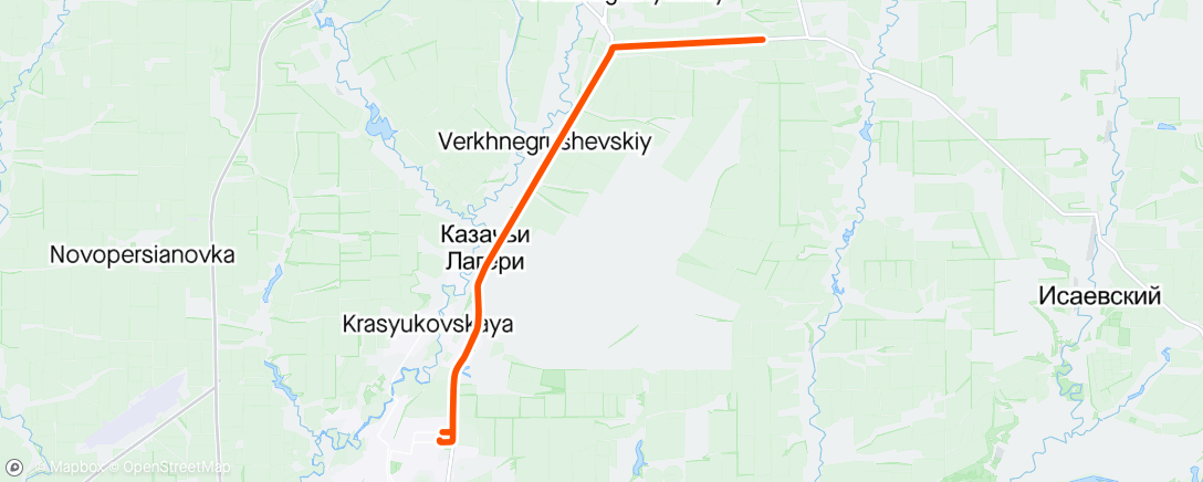 Map of the activity, Утренний велозаезд ☀️