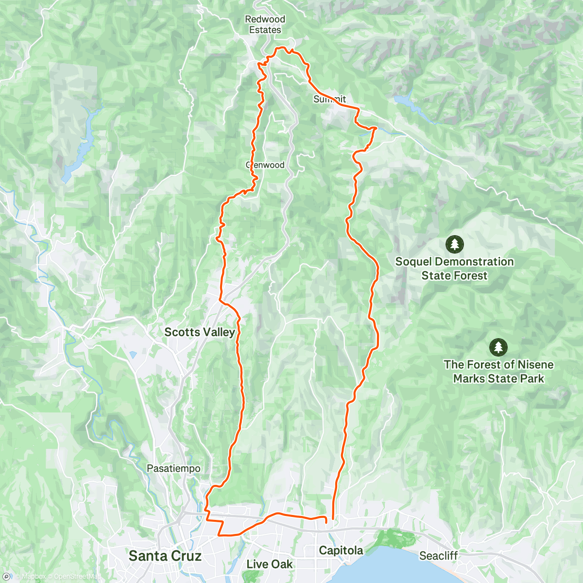 Map of the activity, Charlie Looper