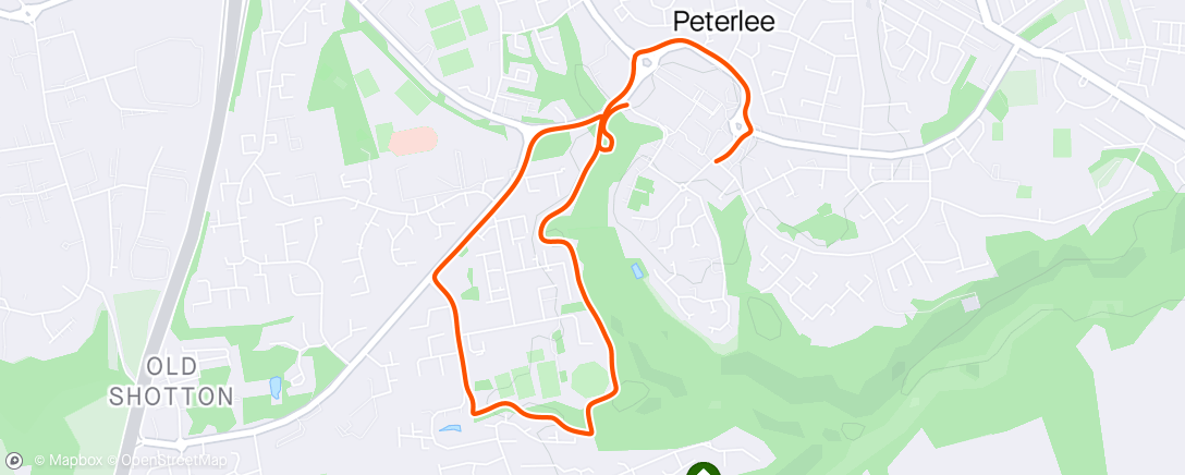 Map of the activity, EARLY Morning Run