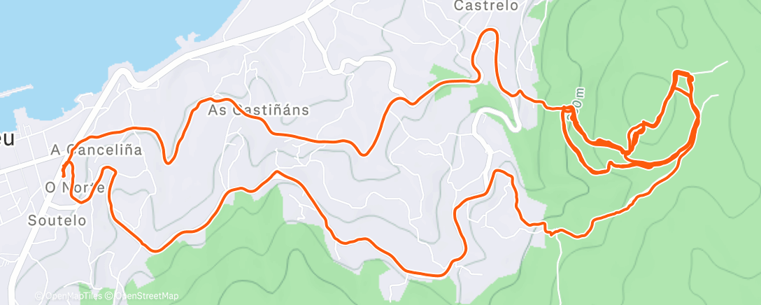 Map of the activity, Tardes de eskola