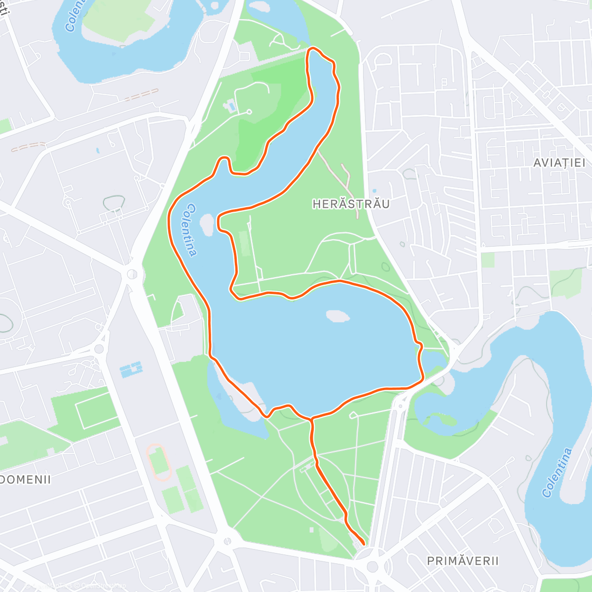 Map of the activity, RoB 👣 7K - First Weekend of February - Urban Chill Session 🫧