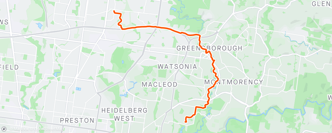 Map of the activity, Week Four - Ride Three - My Uber driver was sick last week.