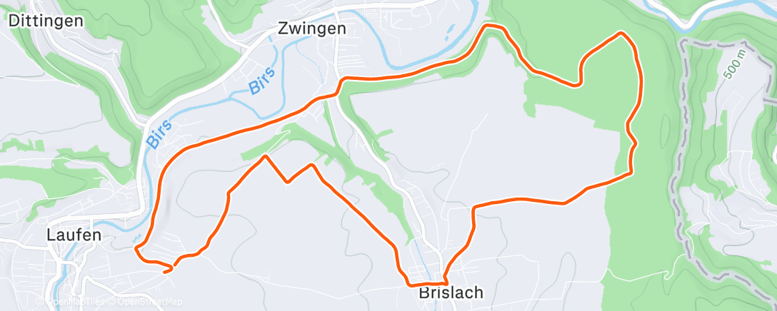 「Mittagslauch」活動的地圖