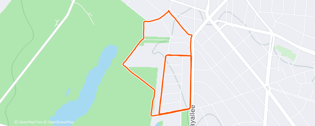 Карта физической активности (Anschwitzen für den Pfannkuchenlauf)