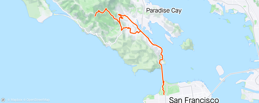 Map of the activity, Barely not enough time to do Stinson