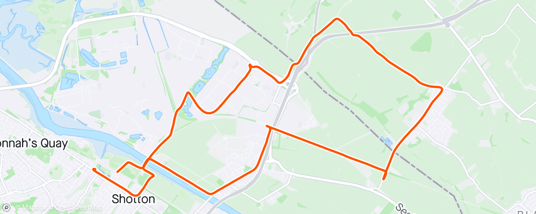 Carte de l'activité Lunch Run