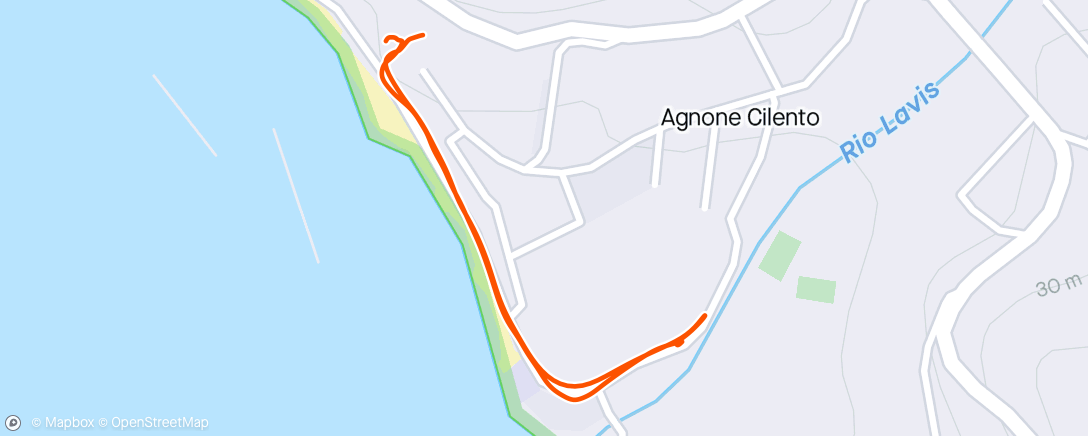 Map of the activity, Afternoon Ride Montecorice, Campania ⛅