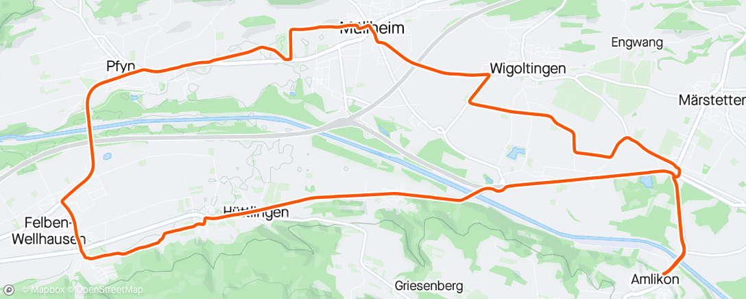 Map of the activity, Sunny sunday ride - 27.1 km
