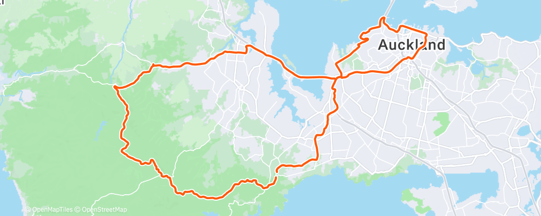 Map of the activity, Morning Ride