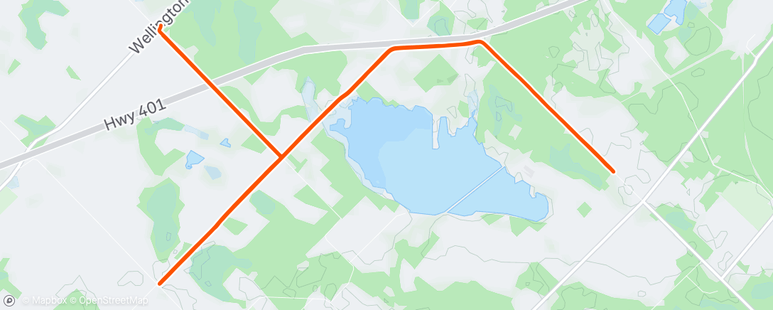 Map of the activity, Morning Ride