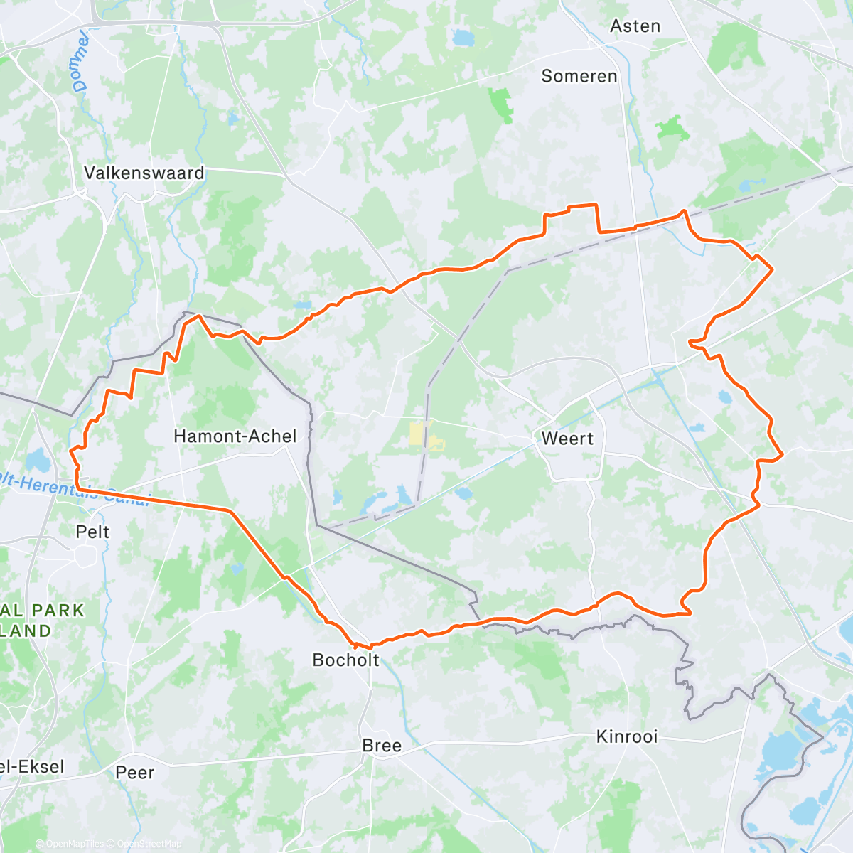 Карта физической активности (Op z’n dinsdags ☺️)