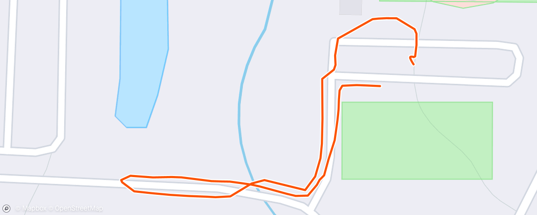 Map of the activity, Morning Walk
