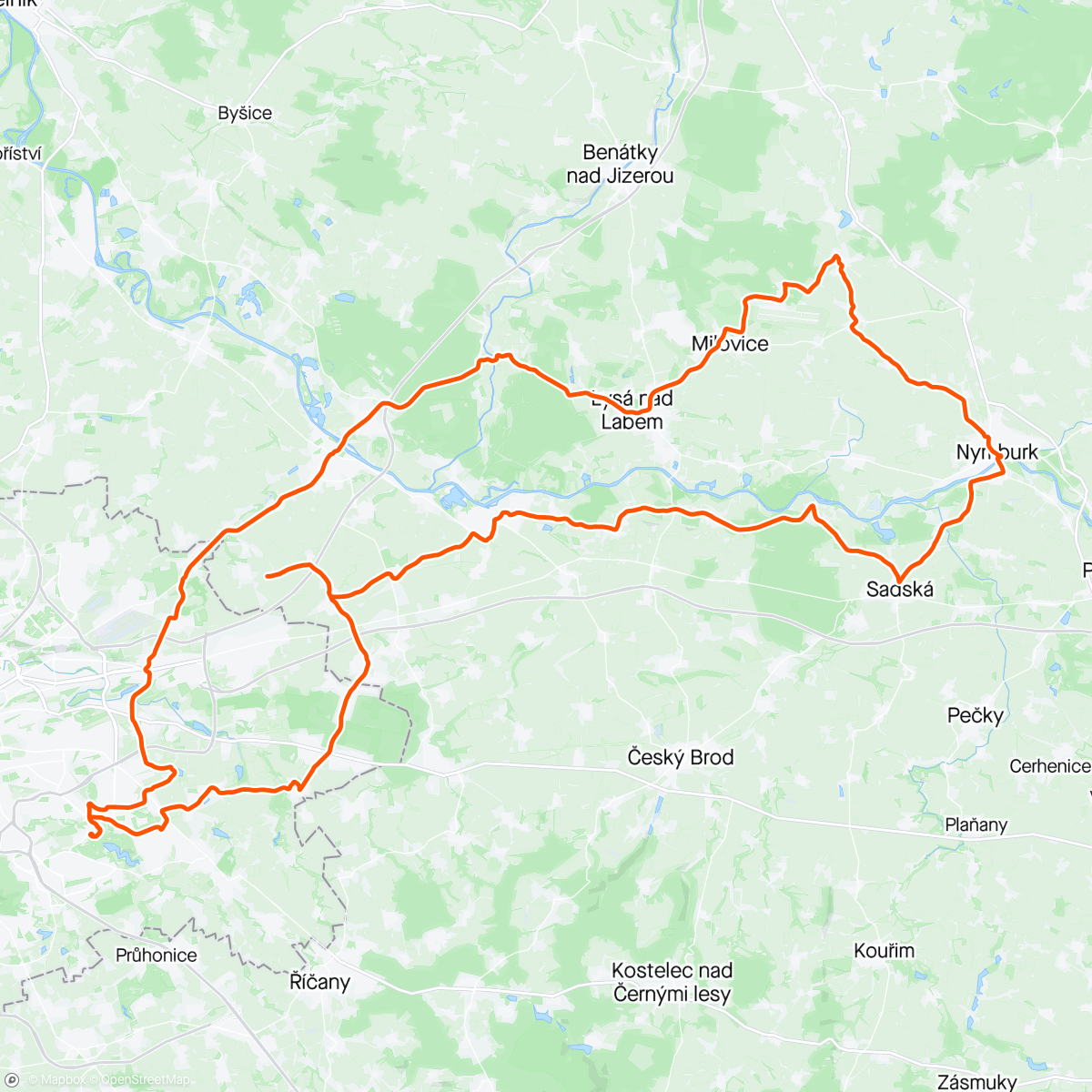 Mapa da atividade, TAHOUN ride