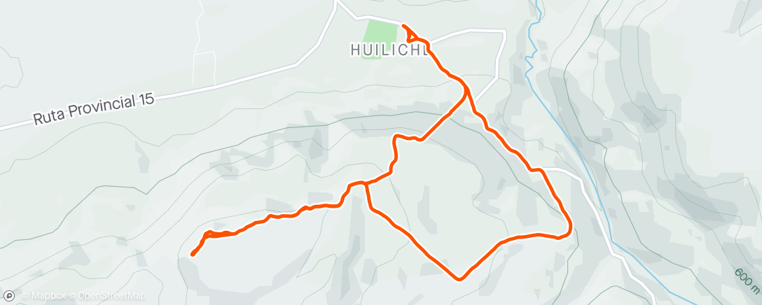 Map of the activity, Trail run EL CALAFATE 🇦🇷 Cerro Huyliche