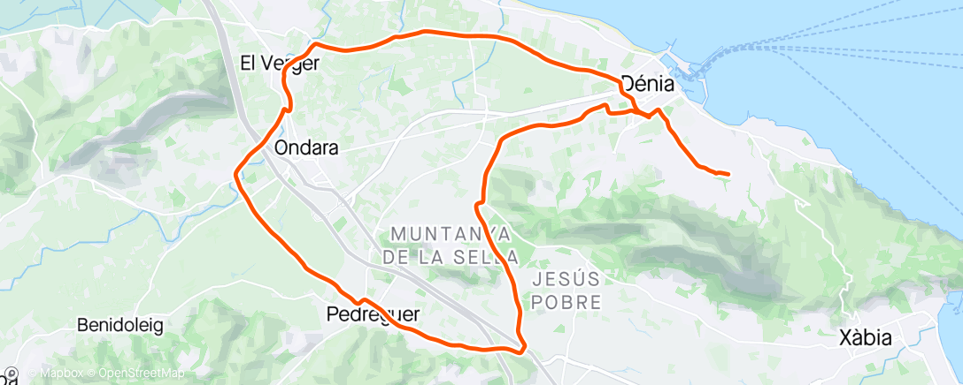 「Kort åpningsrunde. El Poblets-Gata」活動的地圖