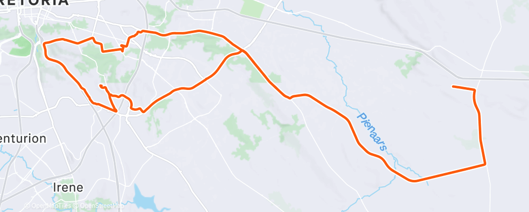 Map of the activity, Velo Mornings 🚲 (nothing beats Ground coffee)