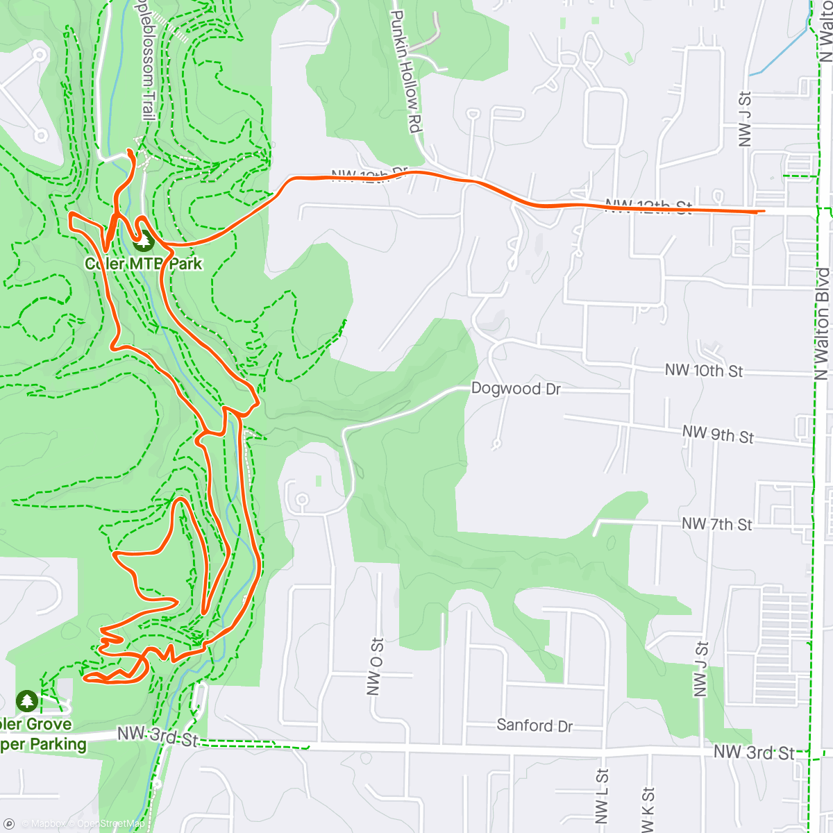 Map of the activity, Chasin’ Payson!