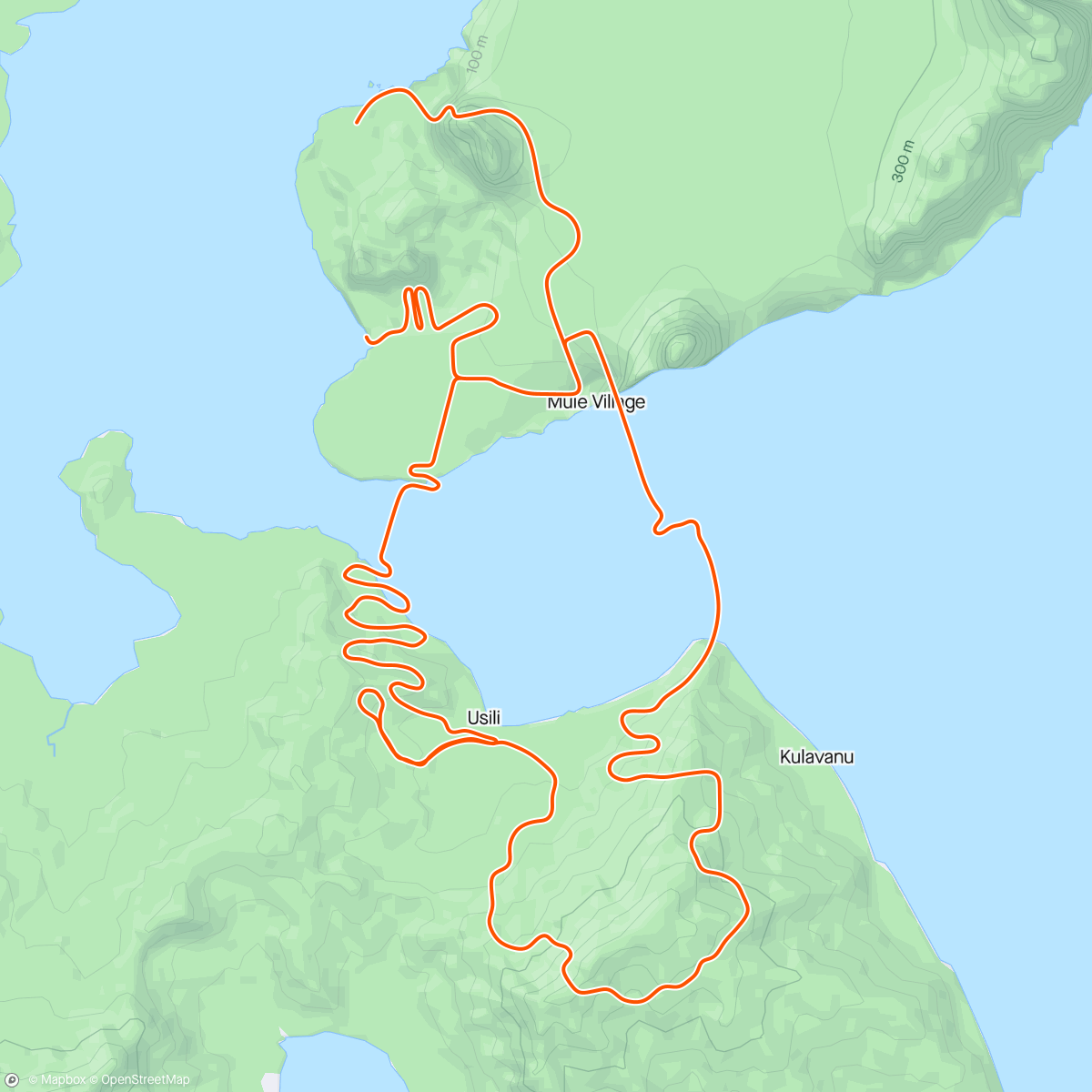 Mapa de la actividad (Zwift - Mountain 8 in Watopia)