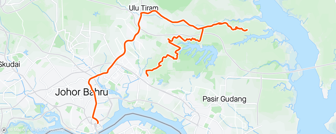Map of the activity, SG Audax