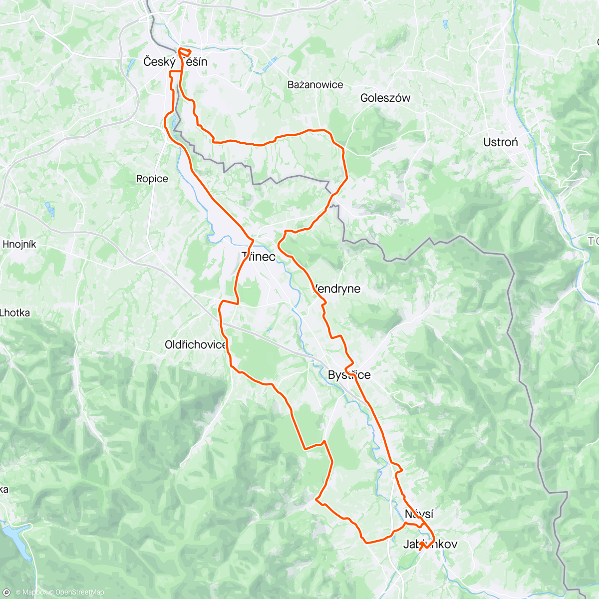 Map of the activity, P(r)o bon(o) ride