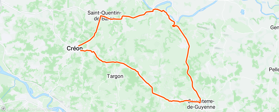 Karte der Aktivität „Sortie vélo dans l'après-midi”