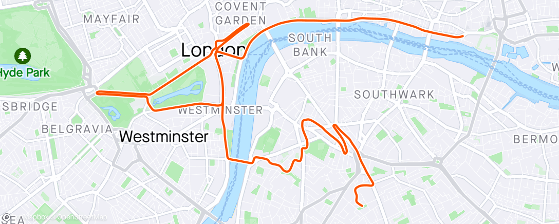 Map of the activity, Zwift - 02. Endurance Escalator [Lite] in London