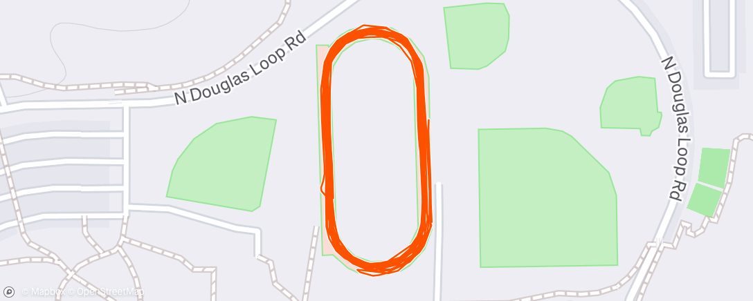Map of the activity, Morning Run