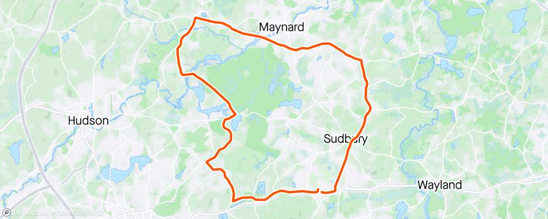 Mapa de la actividad, ☀ Sudbury Maynard Explore