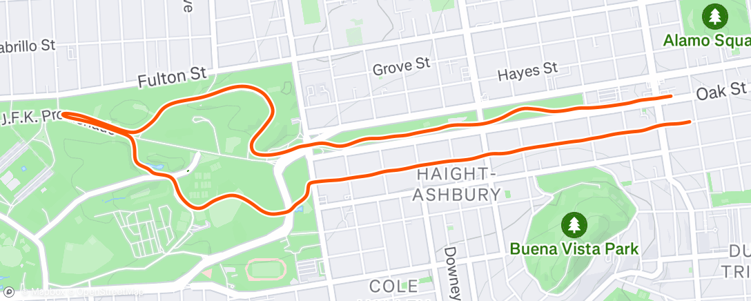 Map of the activity, Friday twofer