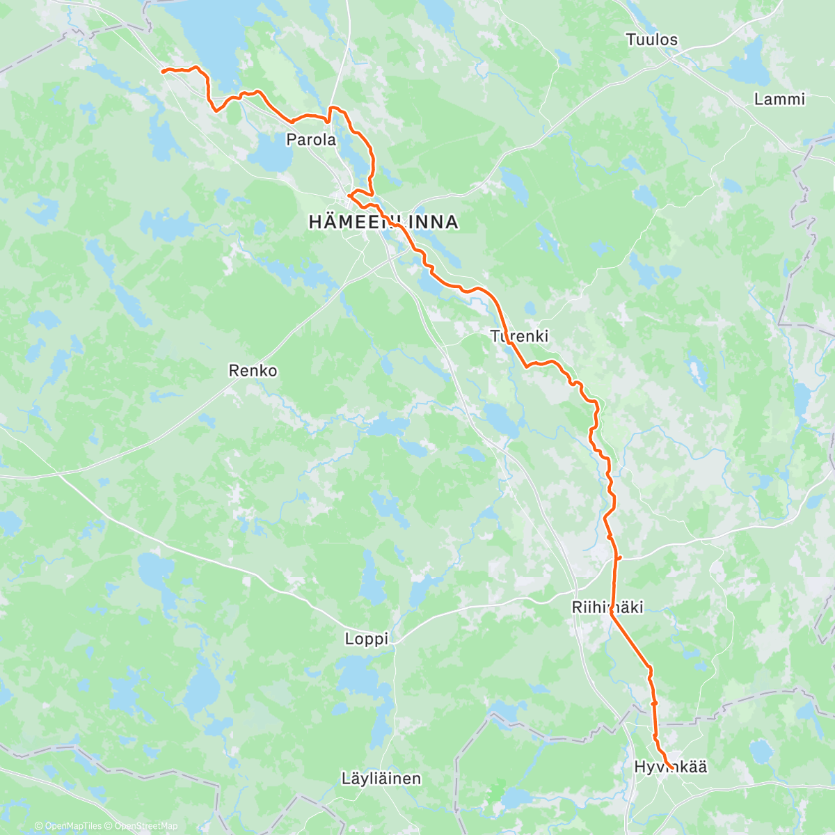 Map of the activity, tps2025 osa 1