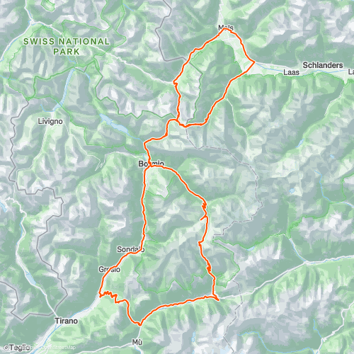 Stelvio - Mortirolo - Gavia - Stelvio - Umbrailpas - Malles Venosta ...