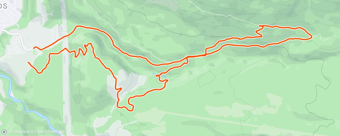 Map of the activity, Last big ride before the Enduro