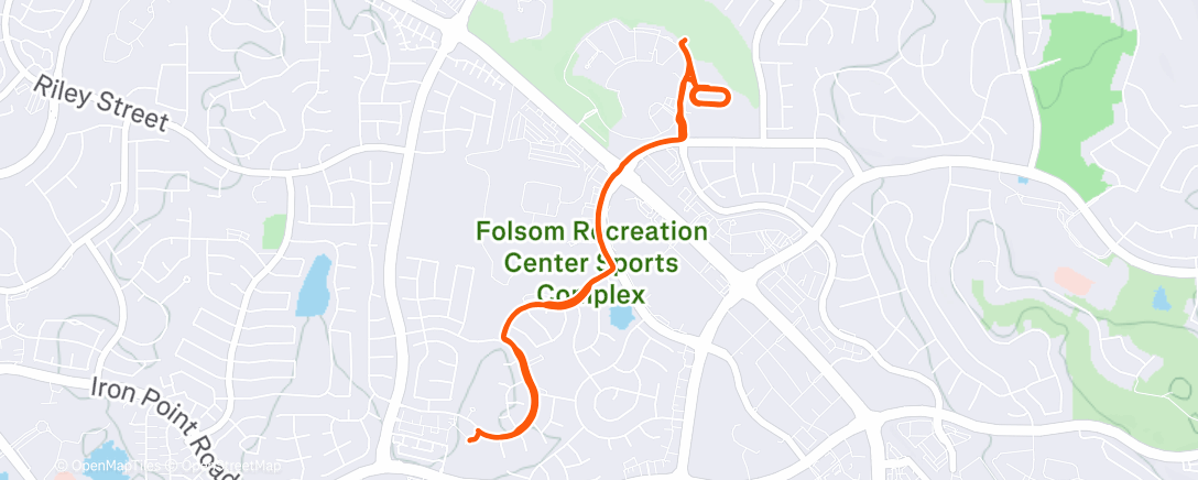 Map of the activity, Track Work: 1200, 600, 500, 200