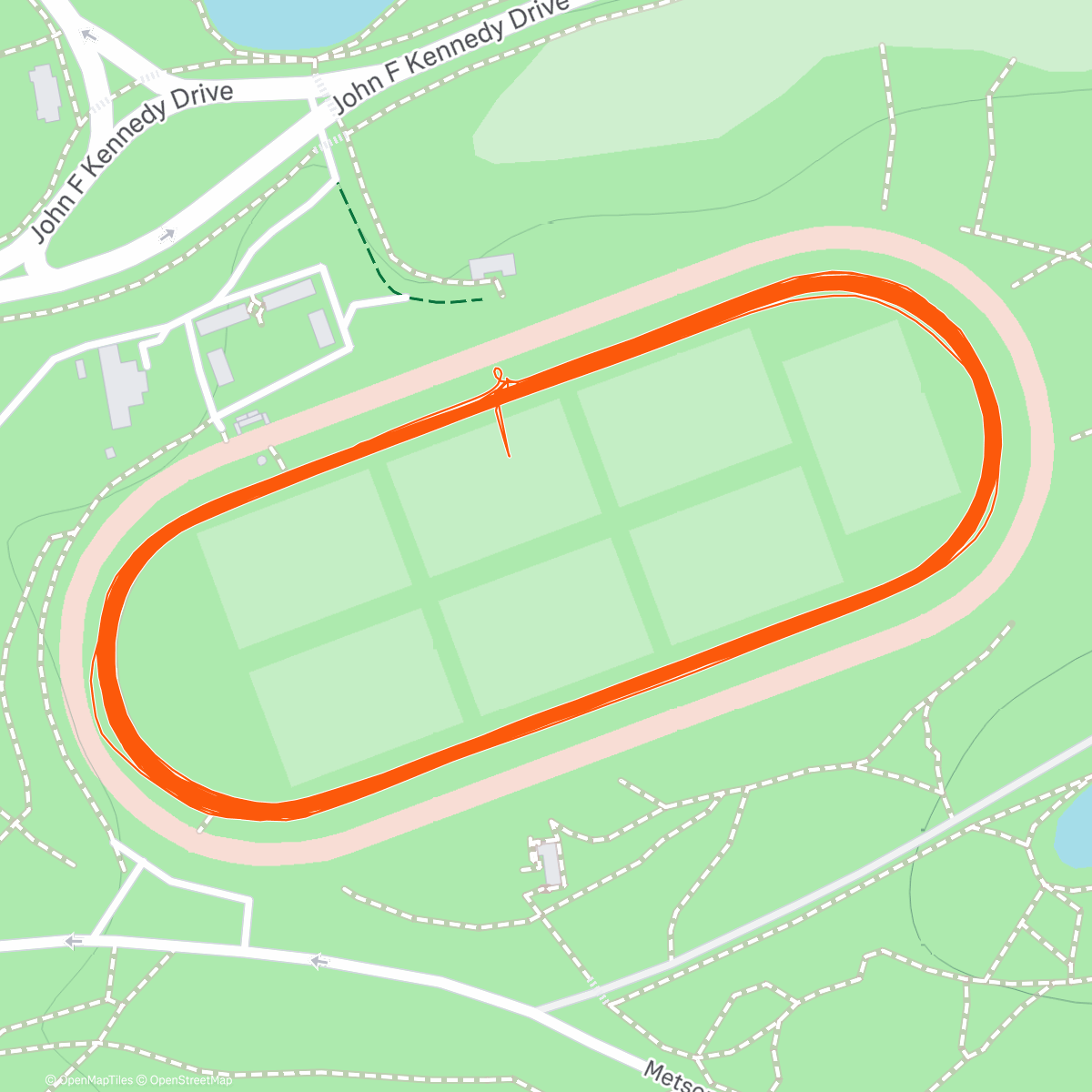 Map of the activity, Fixed gear polo century 🫡