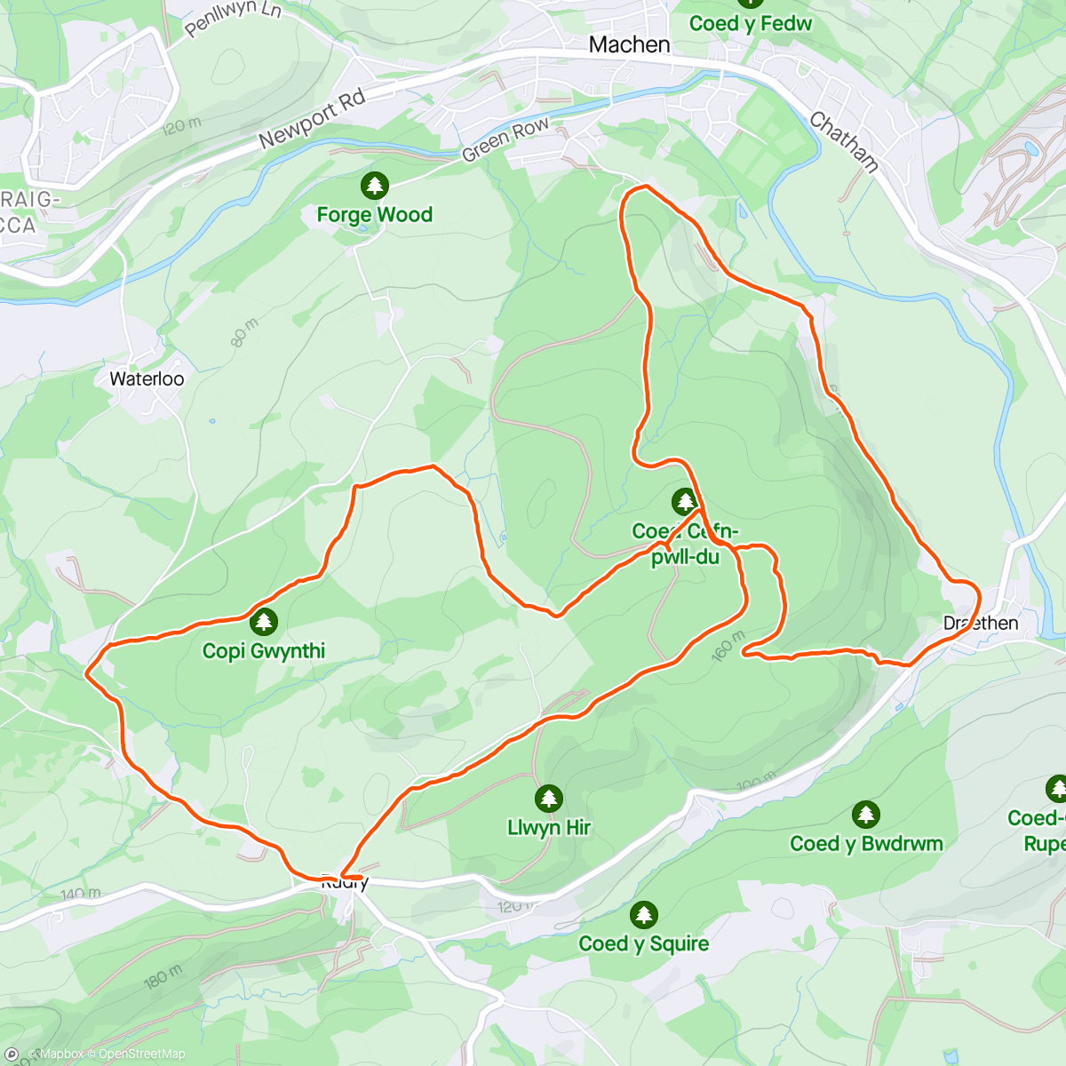 Map of the activity, This was most definitely a 'wing it' route but lush as the 🌞😎 was out 🥵