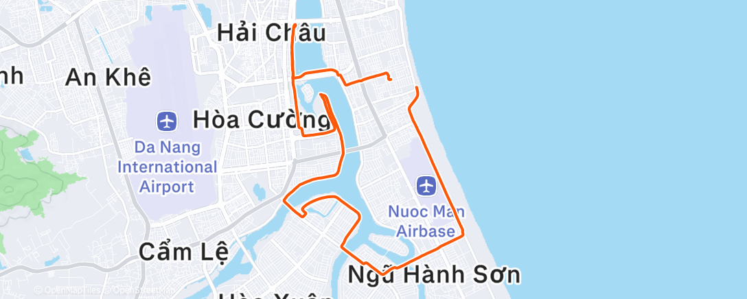 Карта физической активности (Morning Run)