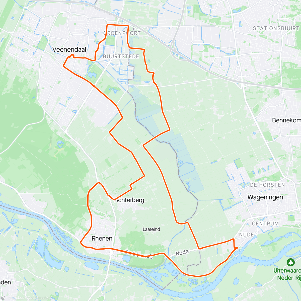 Карта физической активности (Veenendaal-Veenendaal)