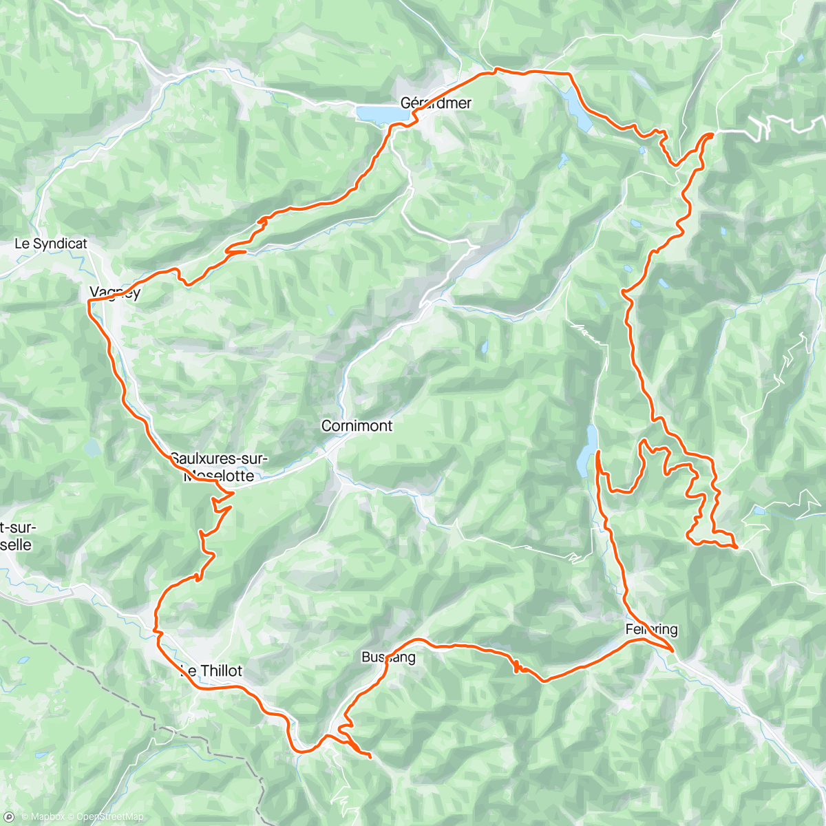 Map of the activity, Route des crêtes 😍 avec Corentin et Florent