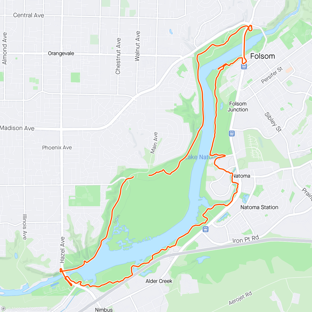 Map of the activity, Not-e-bike quicke