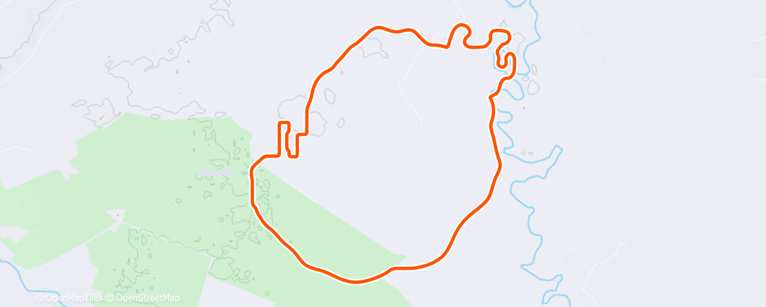 Map of the activity, MyWhoosh - Coffee Trail