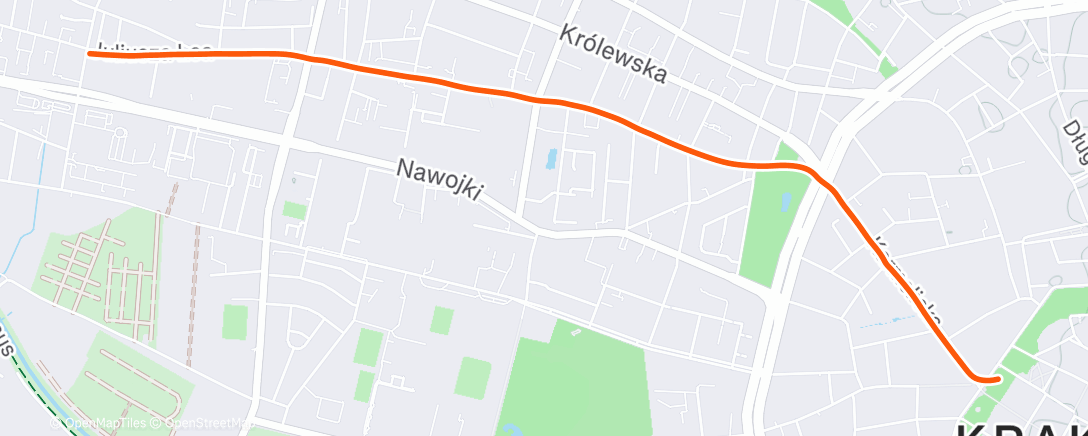 Карта физической активности (Night Walk)