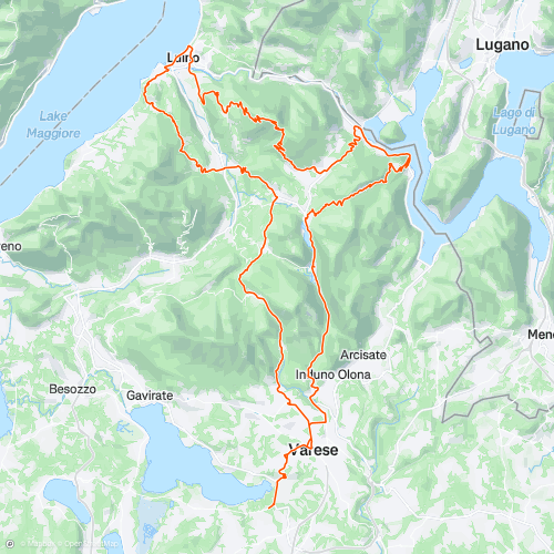 Nord Varese | 98.9 km Cycling Route on Strava