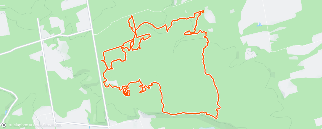 Map of the activity, Morning Ride in DCF with Scott