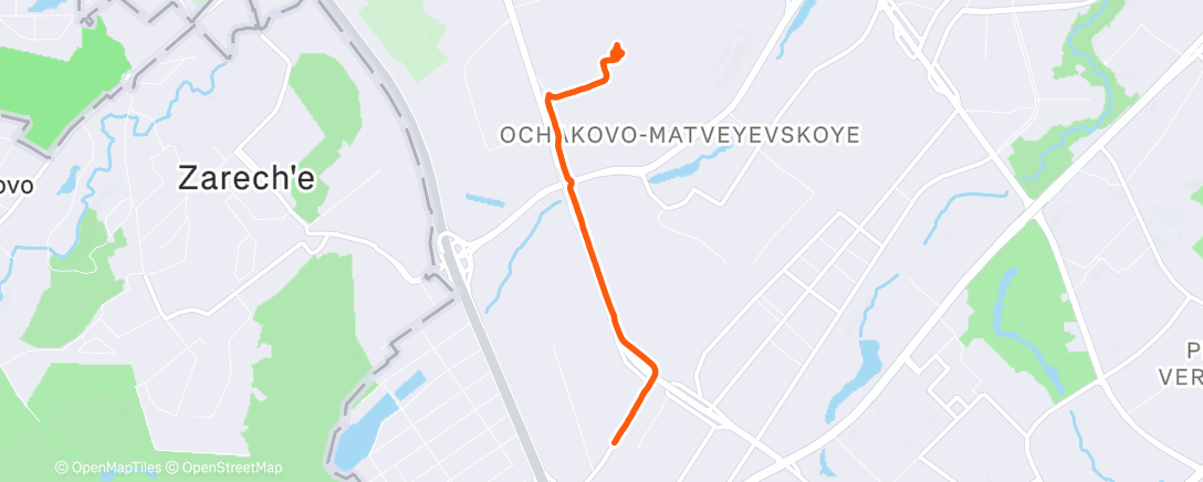 Map of the activity, Утренний велозаезд