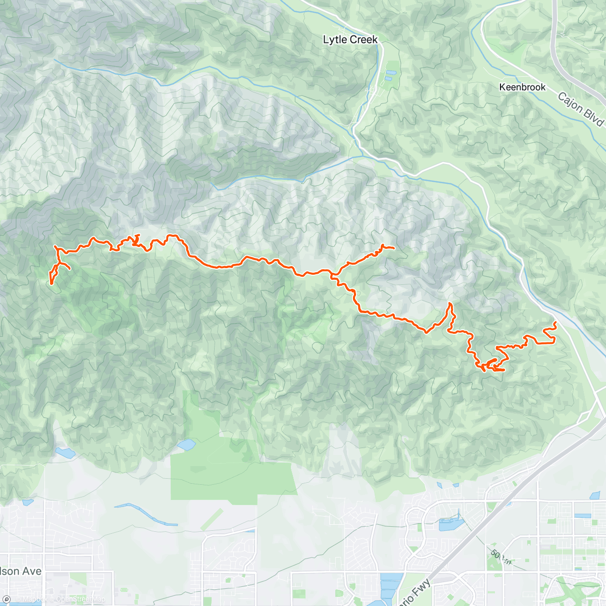 Map of the activity, Journey to Smith Point