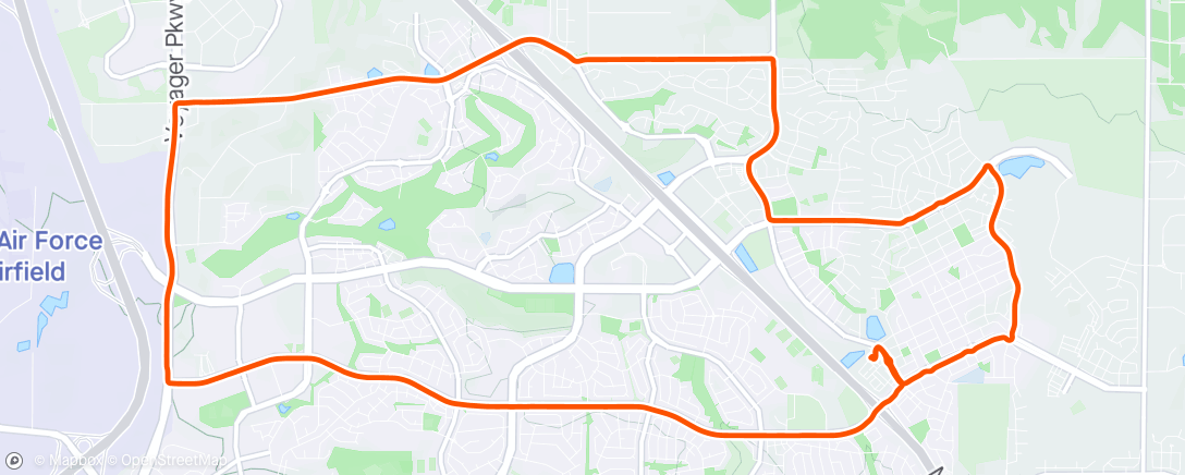 Map of the activity, Afternoon Ride - Easy Spin