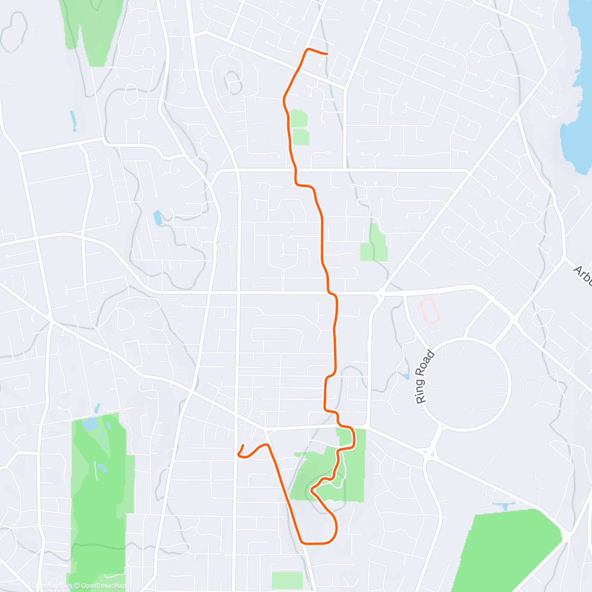 Карта физической активности (Mount Tolmie power hike)