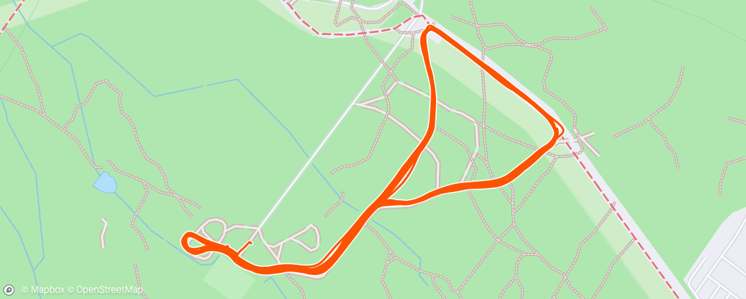 Map of the activity, Afternoon Nordic Ski