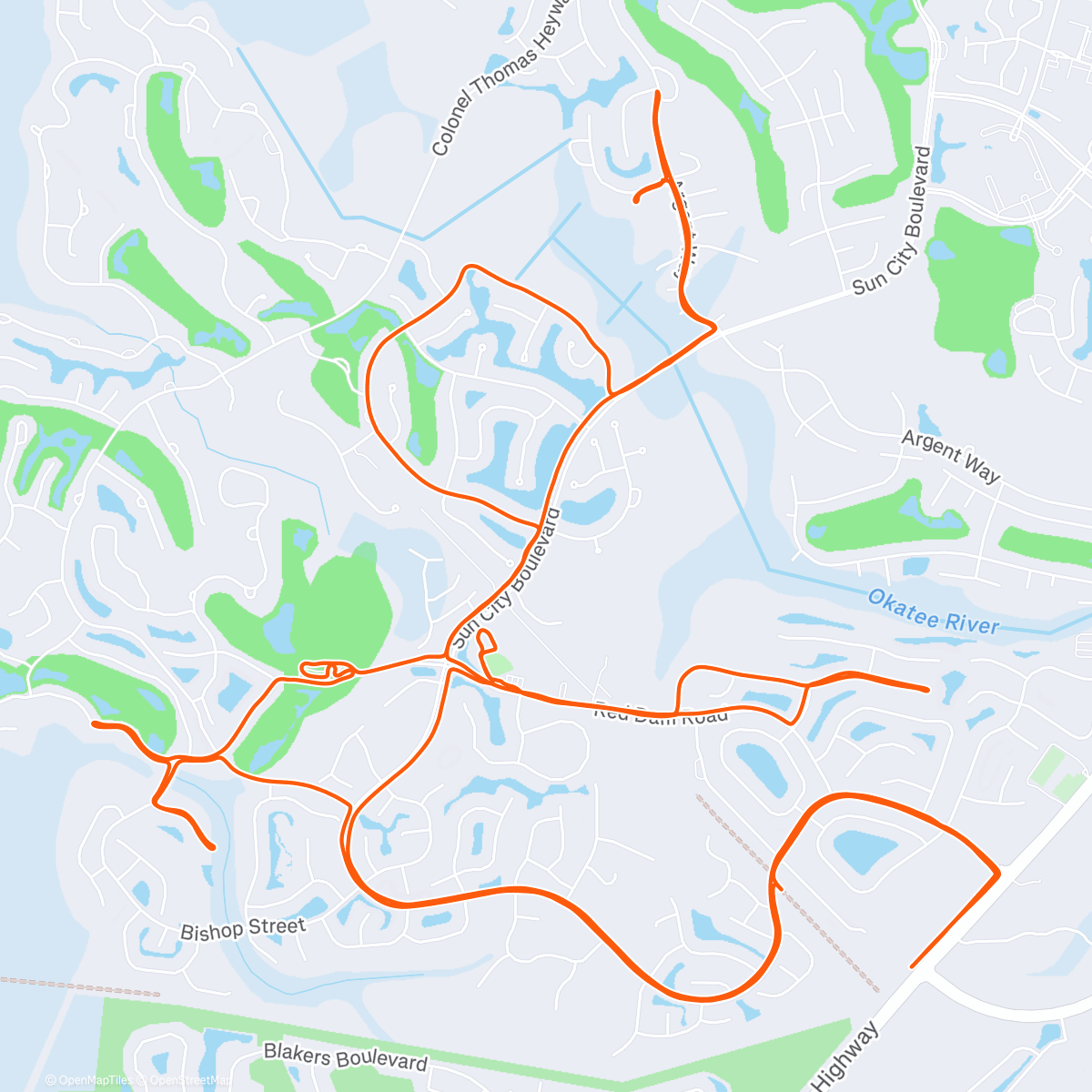 Map of the activity, More exploring at Sun City